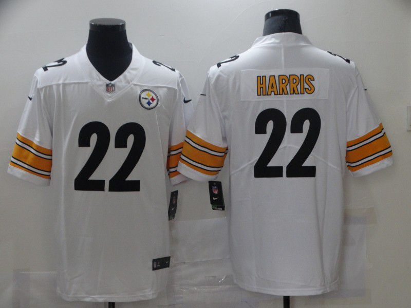 Men Pittsburgh Steelers #22 Harris White Nike Vapor Untouchable Limited 2021 NFL Jersey